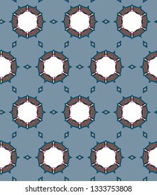 Abstract background texture in geometric ornamental style. Seamless design.