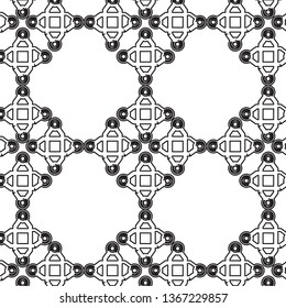Abstract background texture in geometric ornamental style