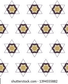 Abstract background texture in geometric ornamental style. Seamless design.