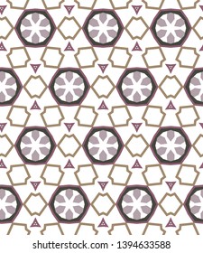 Abstract background texture in geometric ornamental style. Seamless design.