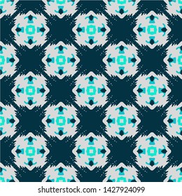 Abstract background texture in geometric ornamental style. Seamless design