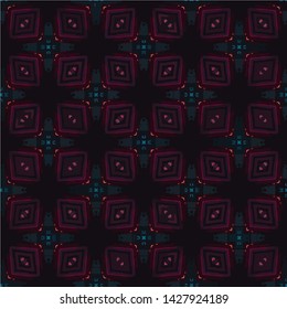 Abstract background texture in geometric ornamental style. Seamless design