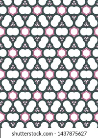 Abstract background texture in geometric ornamental style. Seamless design.