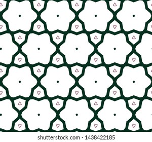 Abstract background texture in geometric ornamental style. Seamless design.