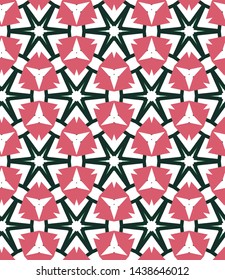 Abstract background texture in geometric ornamental style. Seamless design.
