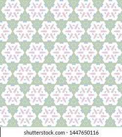 Abstract background texture in geometric ornamental style. Seamless design.