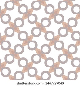 Abstract background texture in geometric ornamental style. Seamless design.