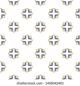 Abstract background texture in geometric ornamental style. Seamless design.