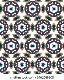 Abstract background texture in geometric ornamental style. Seamless design.