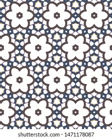 Abstract background texture in geometric ornamental style. Seamless design.