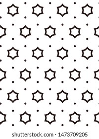 Abstract background texture in geometric ornamental style. Seamless design.