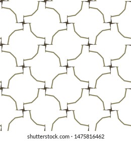 Abstract background texture in geometric ornamental style. Seamless design.