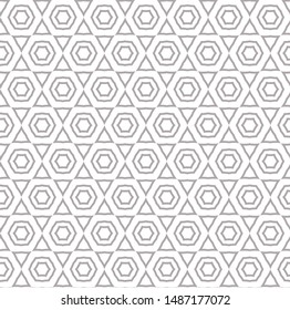 Abstract background texture in geometric ornamental style. Seamless design.
