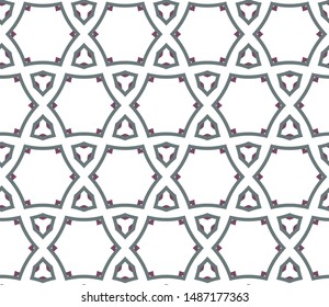 Abstract background texture in geometric ornamental style. Seamless design.