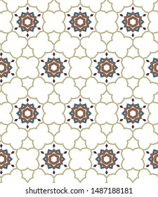 Abstract background texture in geometric ornamental style. Seamless design.
