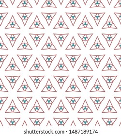 Abstract background texture in geometric ornamental style. Seamless design.