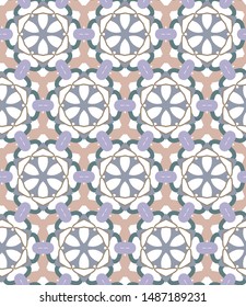 Abstract background texture in geometric ornamental style. Seamless design.