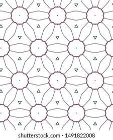Abstract background texture in geometric ornamental style. Seamless design.