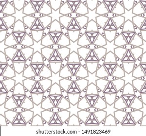 Abstract background texture in geometric ornamental style. Seamless design.