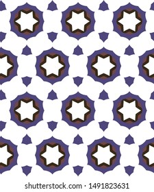 Abstract background texture in geometric ornamental style. Seamless design.