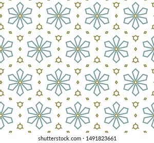 Abstract background texture in geometric ornamental style. Seamless design.