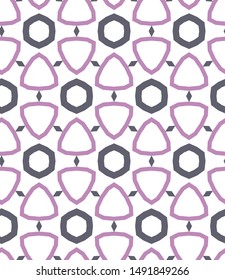 Abstract background texture in geometric ornamental style. Seamless design.