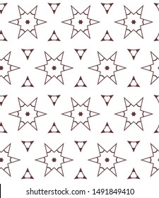 Abstract background texture in geometric ornamental style. Seamless design.