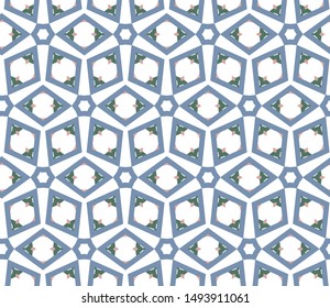 Abstract background texture in geometric ornamental style. Seamless design.