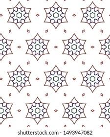 Abstract background texture in geometric ornamental style. Seamless design.