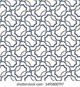 Abstract background texture in geometric ornamental style. Seamless design.