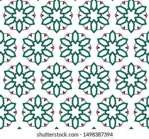 Abstract background texture in geometric ornamental style. Seamless design.
