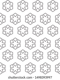 Abstract background texture in geometric ornamental style. Seamless design.
