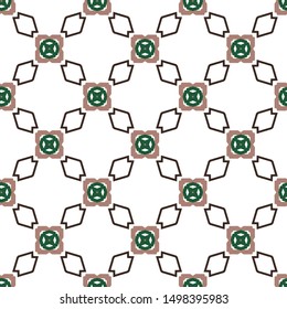 Abstract background texture in geometric ornamental style. Seamless design.