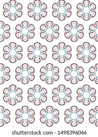 Abstract background texture in geometric ornamental style. Seamless design.