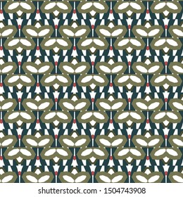 Abstract background texture in geometric ornamental style. Seamless design.