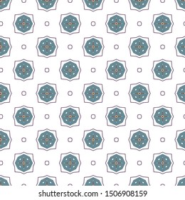 Abstract background texture in geometric ornamental style. Seamless design.