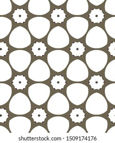 Abstract background texture in geometric ornamental style. Seamless design.