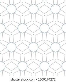 Abstract background texture in geometric ornamental style. Seamless design.