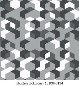 Abstract background texture in geometric ornamental style. Seamless design.