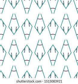 Abstract background texture in geometric ornamental style. Seamless design.