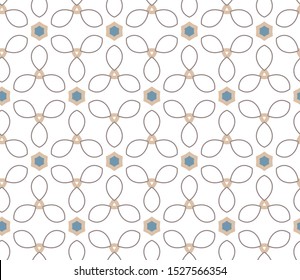 Abstract background texture in geometric ornamental style. Seamless design.