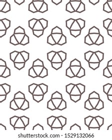 Abstract background texture in geometric ornamental style. Seamless design.