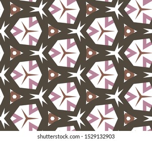 Abstract background texture in geometric ornamental style. Seamless design.