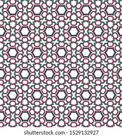 Abstract background texture in geometric ornamental style. Seamless design.