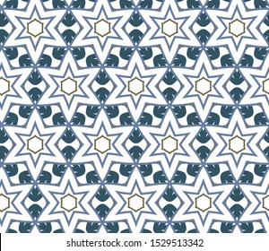 Abstract background texture in geometric ornamental style. Seamless design.