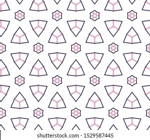 Abstract background texture in geometric ornamental style. Seamless design.