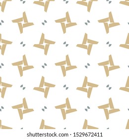 Abstract background texture in geometric ornamental style. Seamless design.