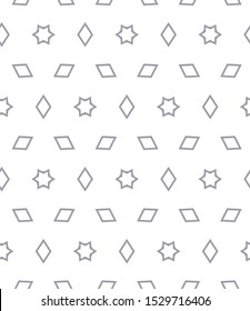 Abstract background texture in geometric ornamental style. Seamless design.