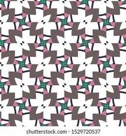 Abstract background texture in geometric ornamental style. Seamless design.