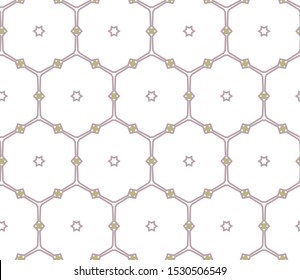 Abstract background texture in geometric ornamental style. Seamless design.